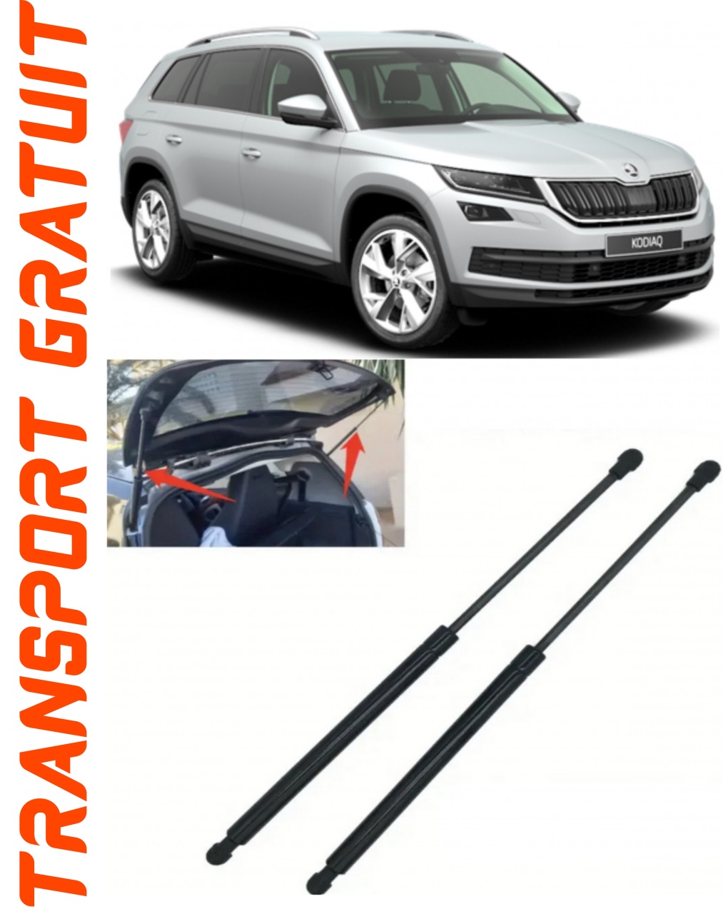Set 2 amortizoare Haion portbagaj pentru masina SKODA Kodiaq