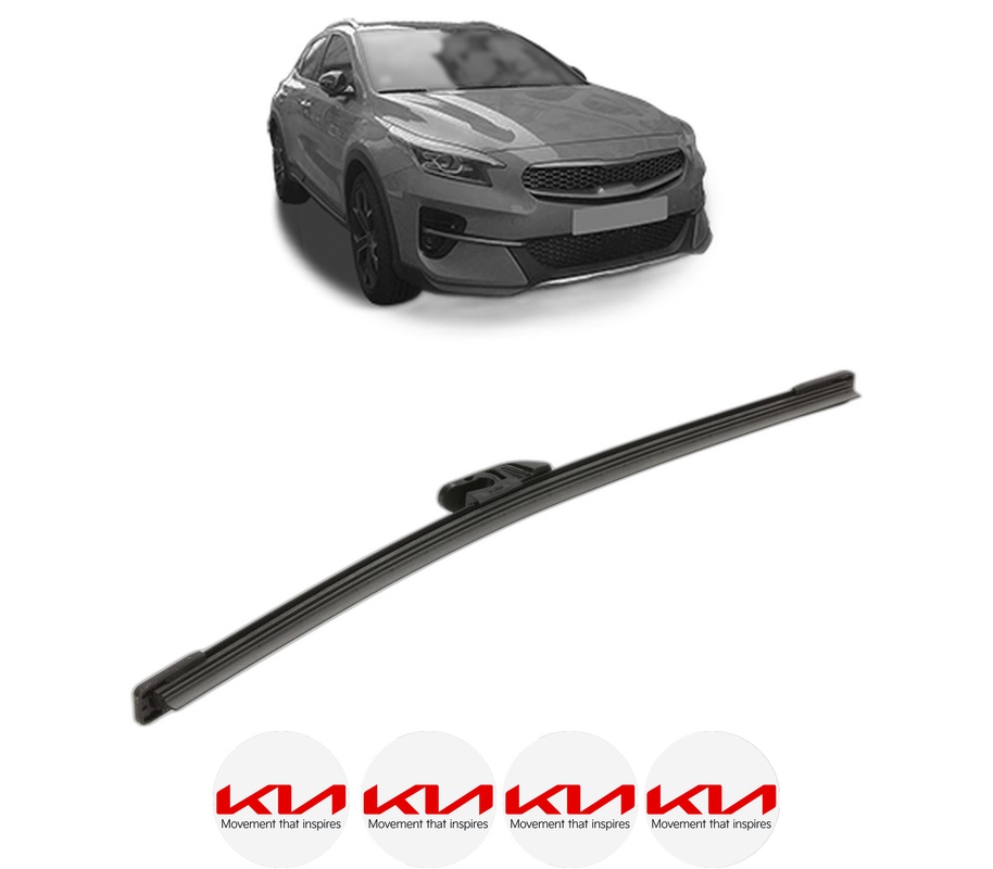 Stergator lamela spate KIA XCEED (CD) din 2019 - 2020, pentru luneta auto, Bosch Aerotwin, din cauciuc siliconat rezistent, 4 Stickere Auto KIA