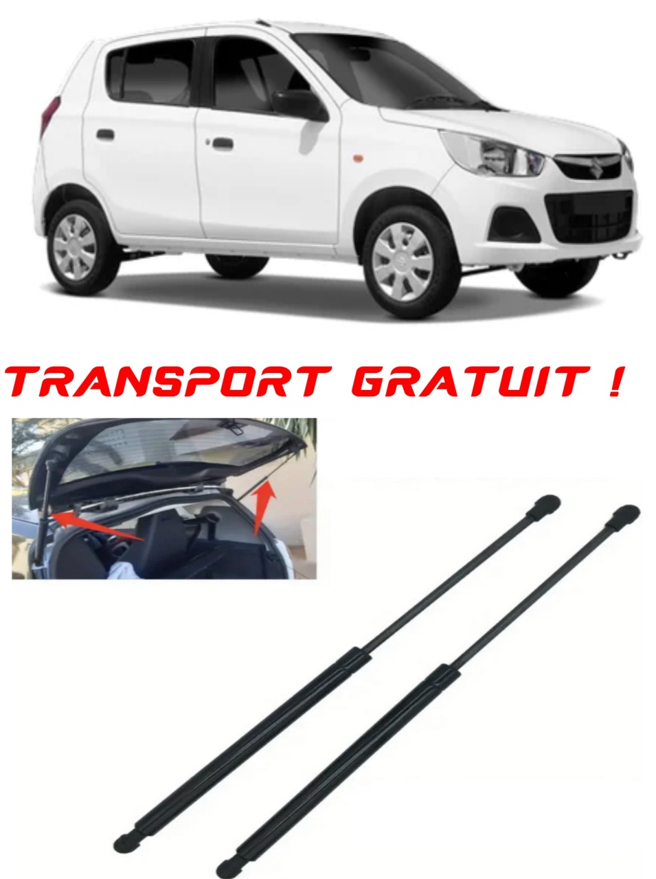 Set 2 amortizoare Haion portbagaj pentru masina Suzuki ALTO VI (FF)