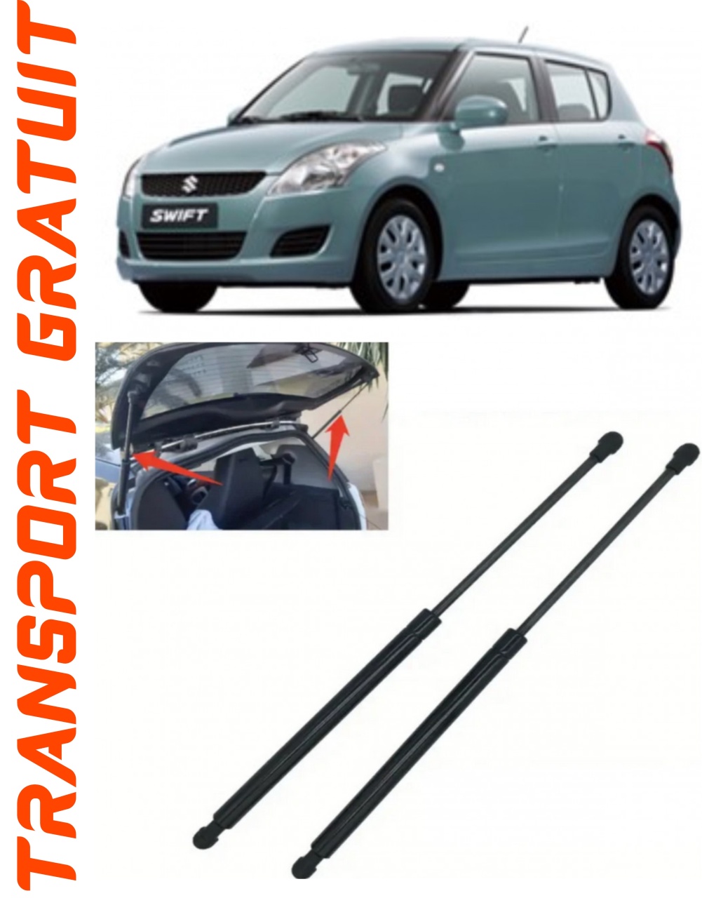 Set 2 amortizoare Haion portbagaj pentru masina Suzuki Swift IV