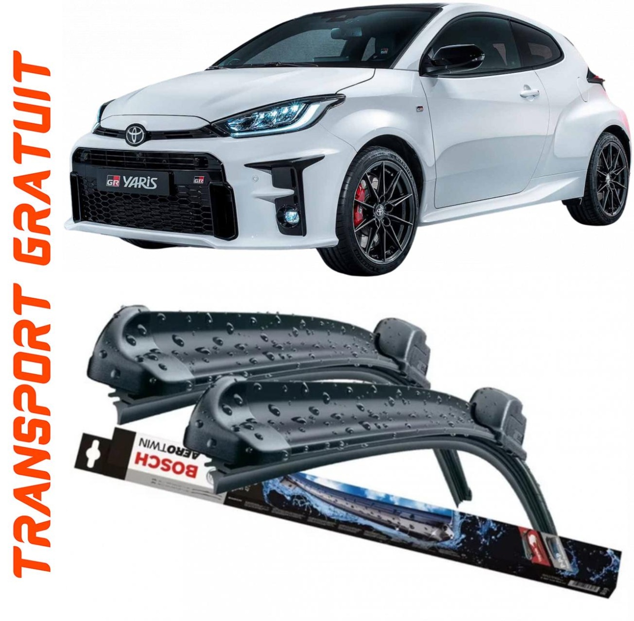 Stergatoare auto dedicat cu masina Toyota 