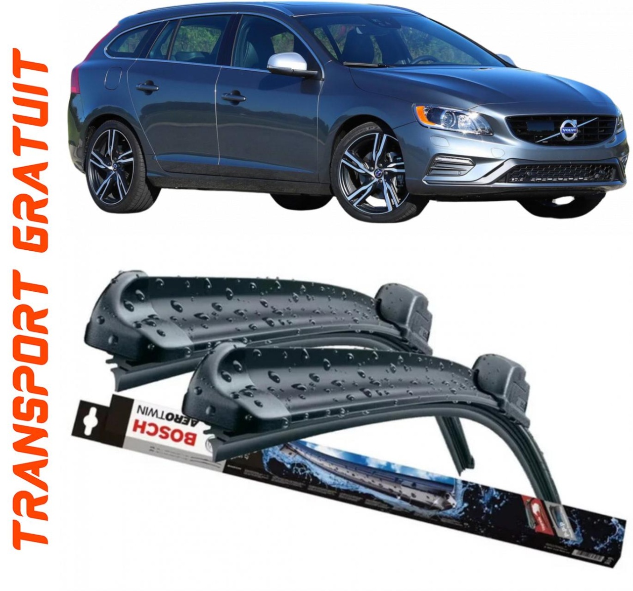 Stergatoare auto dedicat cu masina Volvo V60