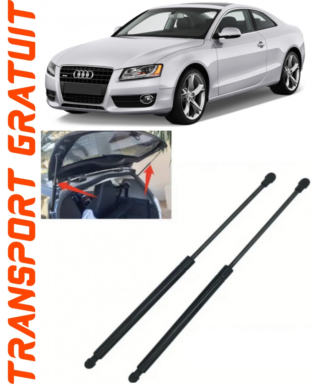 Set 2 amortizoare Haion portbagaj pentru masina AUDI A5
