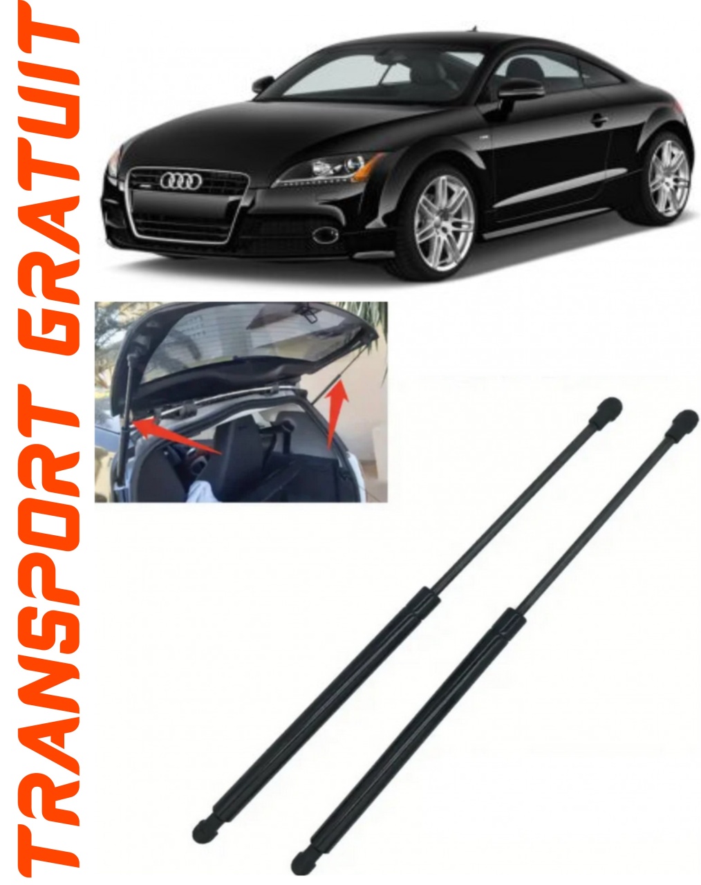 Set 2 amortizoare Haion portbagaj pentru masina AUDI TT Roadster