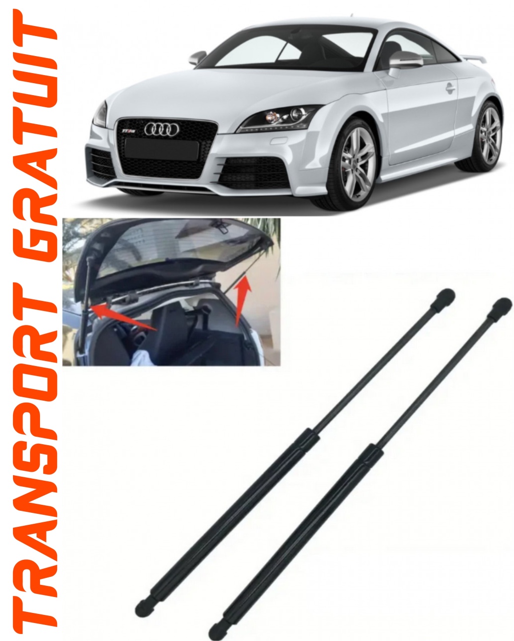 Set 2 amortizoare Haion portbagaj pentru masina AUDI TT