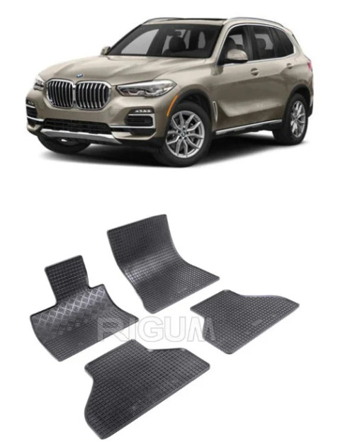 Set 4 covorase Bmw Seria X5 2007-2013, din cauciuc 100%, compatibile cu autoturismul BMW Seria X5