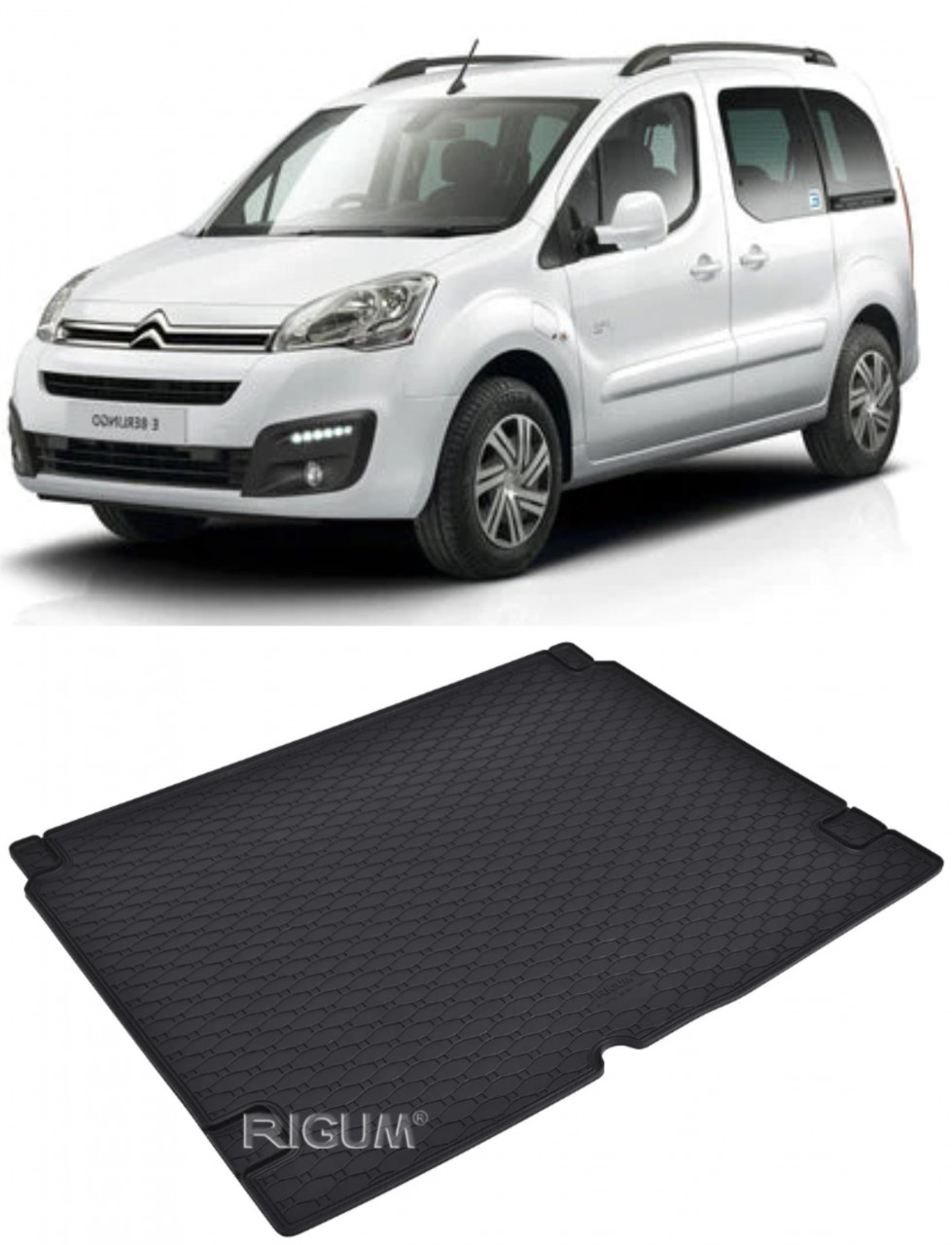 Tavita portbagaj auto dedicata pentru masina Citroen Berlingo