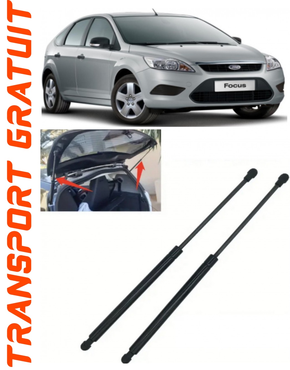 Set 2 amortizoare Haion portbagaj pentru masina Ford Focus II