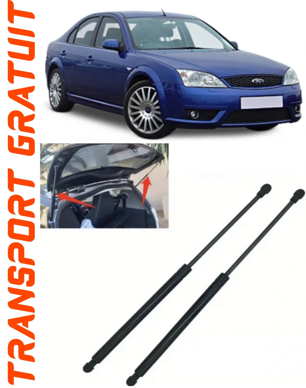 Set 2 amortizoare Haion portbagaj pentru masina Ford Mondeo III