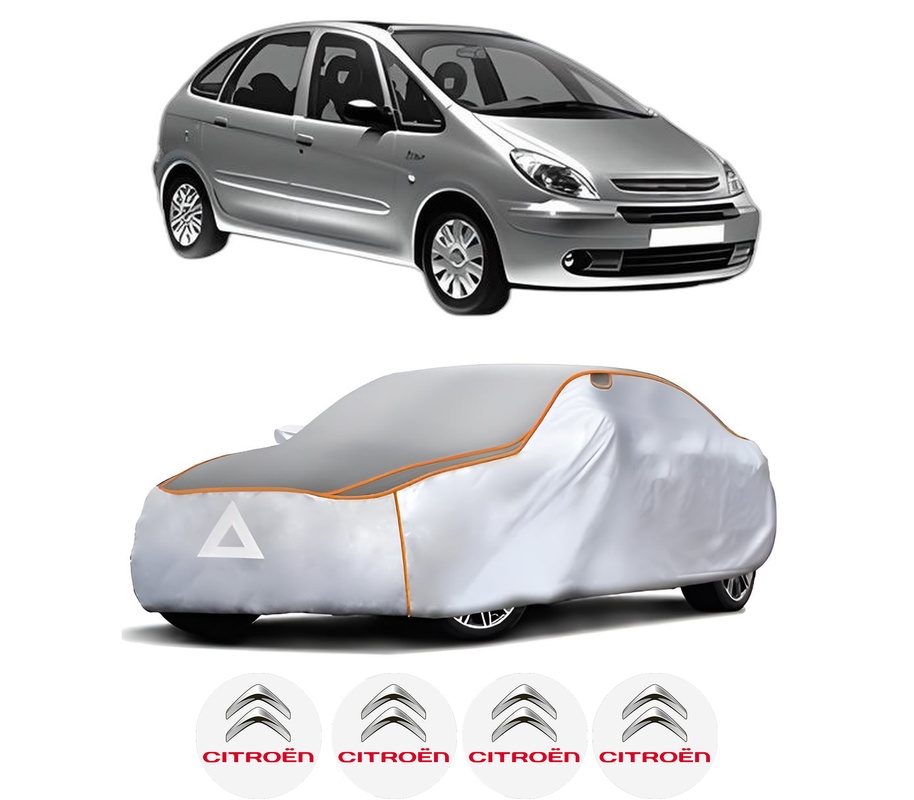 Husa Prelata Antigrindina Auto CITROEN XSARA PICASSO (N68) din 1999-2012, Protectie auto contra intemperiilor la grindina, Waterproof, 4x Stickere auto CITROEN