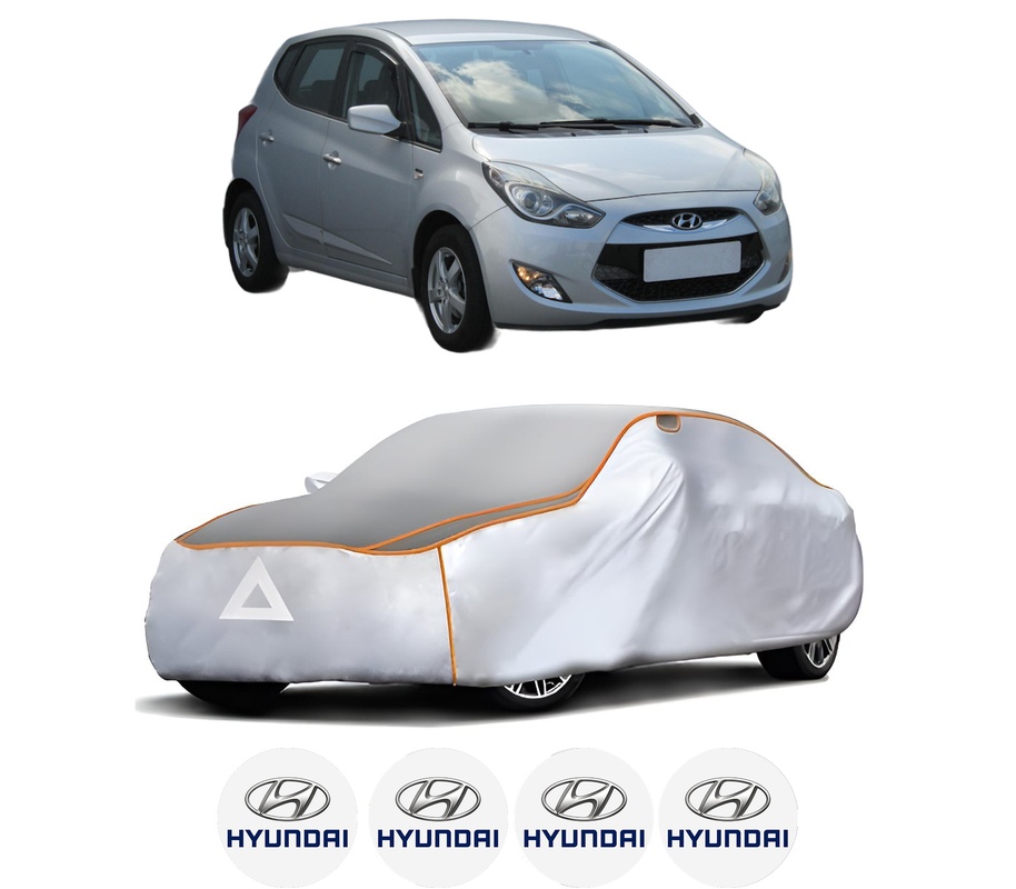 Husa Prelata Antigrindina Auto HYUNDAI ix20 (JC) din 2010-2019, Protectie auto contra intemperiilor la grindina, Waterproof, 4x Stickere auto HYUNDAI