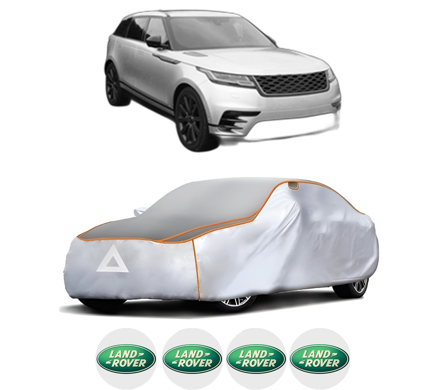 Husa Prelata Antigrindina Auto LAND ROVER RANGE ROVER VELAR (L560) din 2017-2020, Protectie auto contra intemperiilor la grindina, Waterproof, 4x Stickere auto LAND ROVER