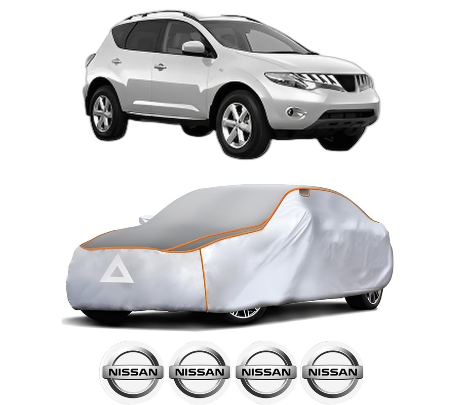 Husa Prelata Antigrindina Auto NISSAN MURANO II (Z51) din 2008-2014, Protectie auto contra intemperiilor la grindina, Waterproof, 4x Stickere auto NISSAN
