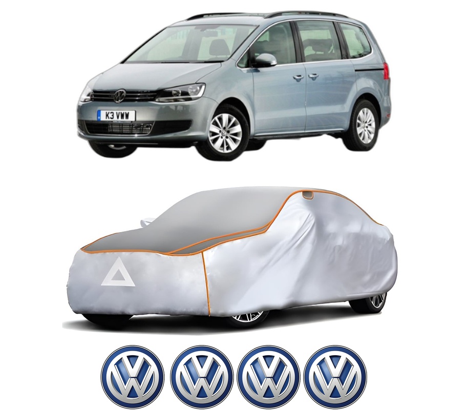 Husa Prelata Antigrindina Auto Volskwagen SHARAN VAN (7N1, 7N2) din 2010-2015, Protectie auto contra intemperiilor la grindina, Waterproof, 4x Stickere auto Volskwagen