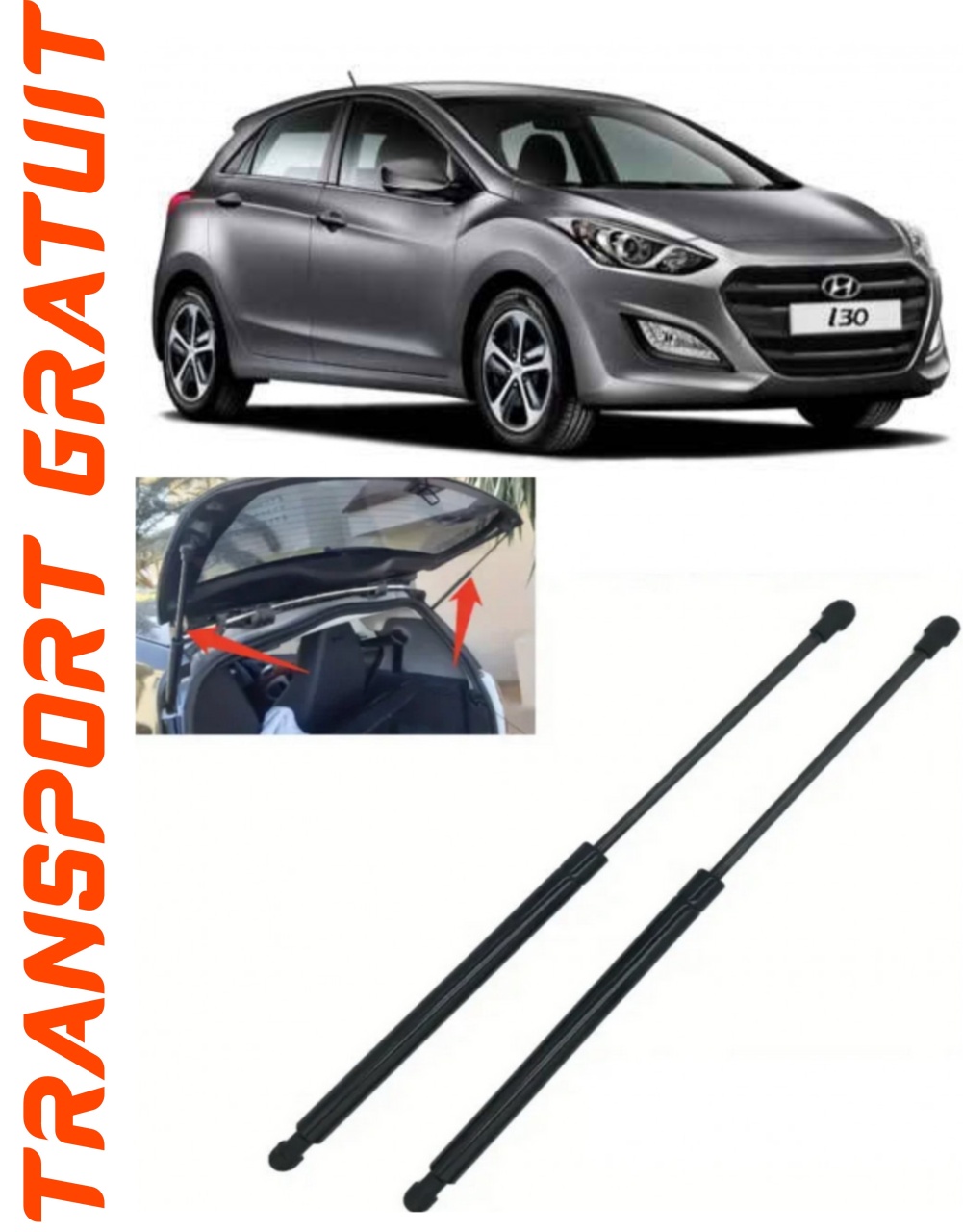 Set 2 amortizoare Haion portbagaj pentru masina Hyundai I30