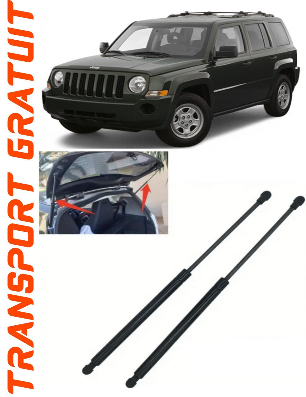 Set 2 amortizoare Haion portbagaj pentru masina JEEP Patriot