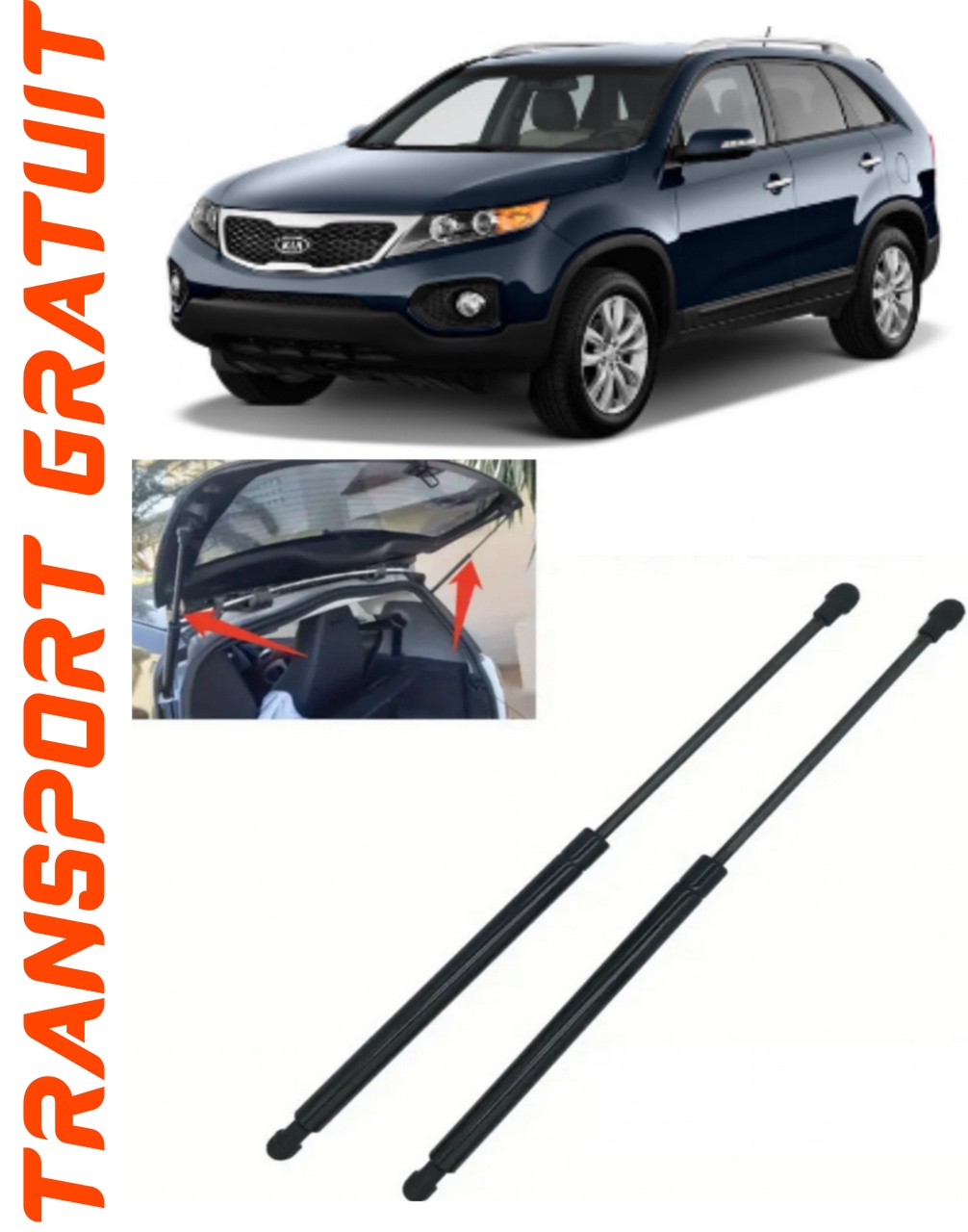 Set 2 amortizoare Haion portbagaj pentru masina Kia Sorento II