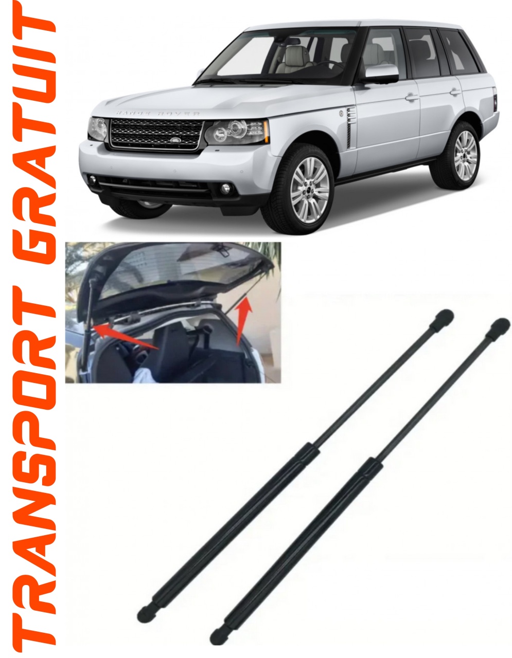 Set 2 amortizoare Haion portbagaj pentru masina Land Rover Range Rover III