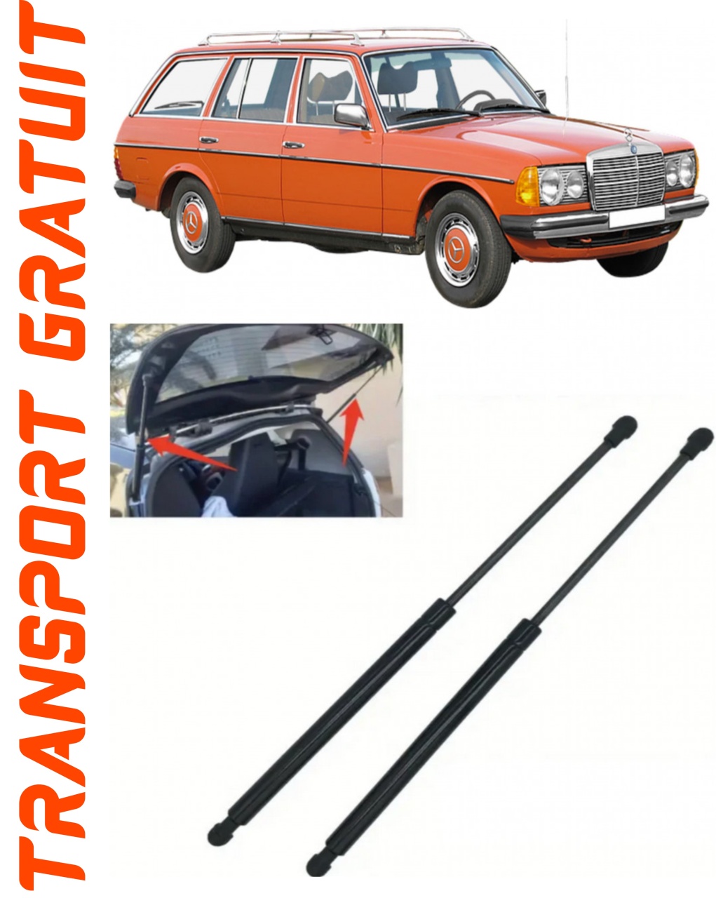 Set 2 amortizoare Haion portbagaj pentru masina Mercedes-benz E-Class T-Model