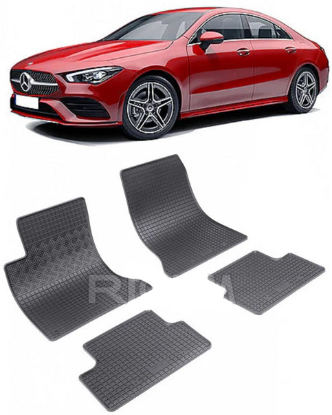 Set 4 covorase Mercedes B-Klasse 2011-2018, din cauciuc 100%, compatibile cu autoturismul MERCEDES B-Klasse