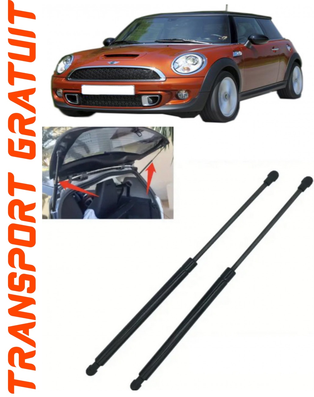 Set 2 amortizoare Haion portbagaj pentru masina MINI Mini