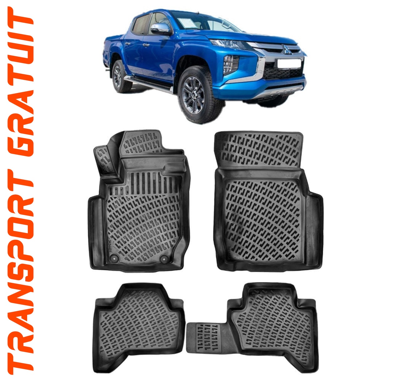 Set covorase auto pentru masina ta Mitsubishi L200
