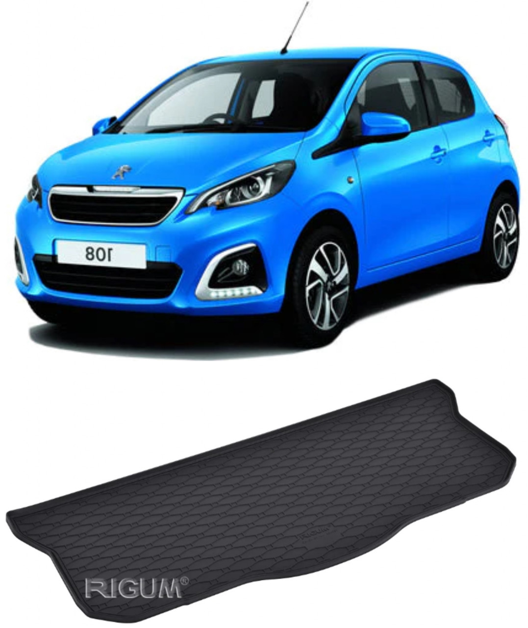 Tavita portbagaj auto dedicata pentru masina Peugeot 108
