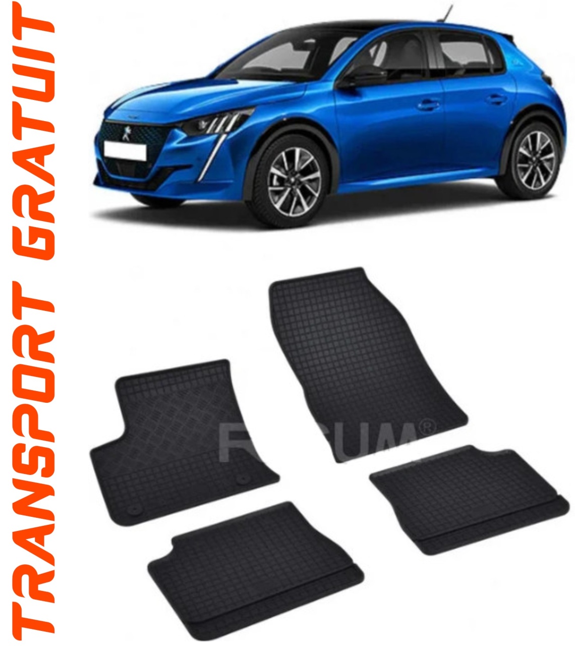 Covorase auto pentru masina ta Peugeot 208