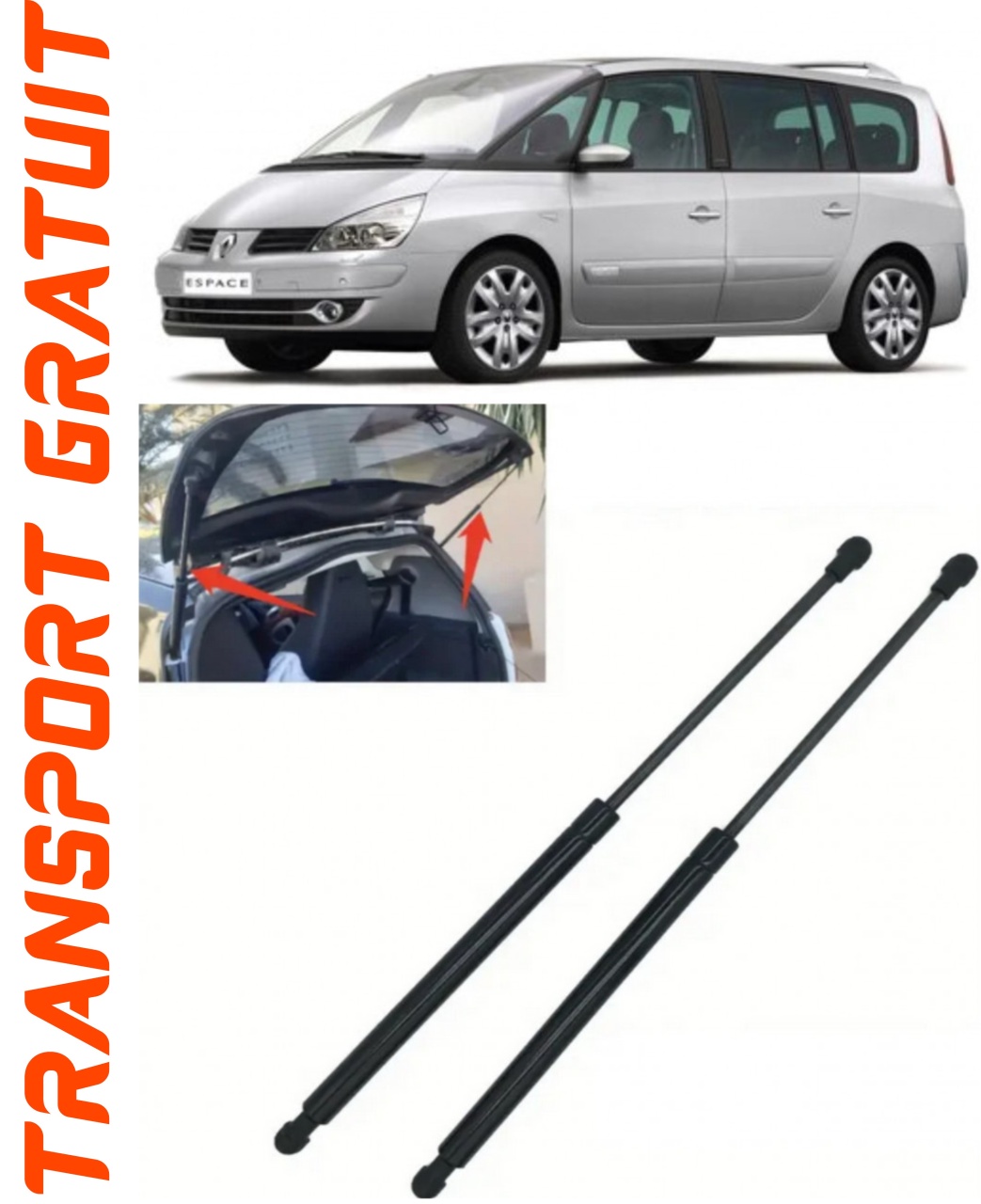 Set 2 amortizoare Haion portbagaj pentru masina Renault Espace IV