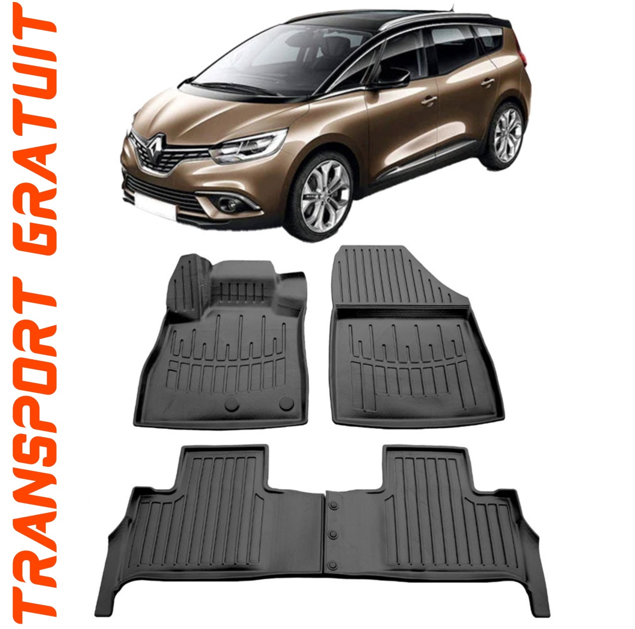 Set covorase auto pentru masina ta Renault Scenic