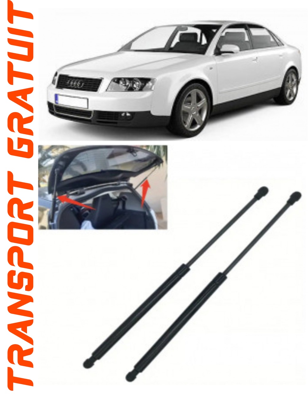 Set 2 amortizoare Haion portbagaj pentru masina AUDI A4