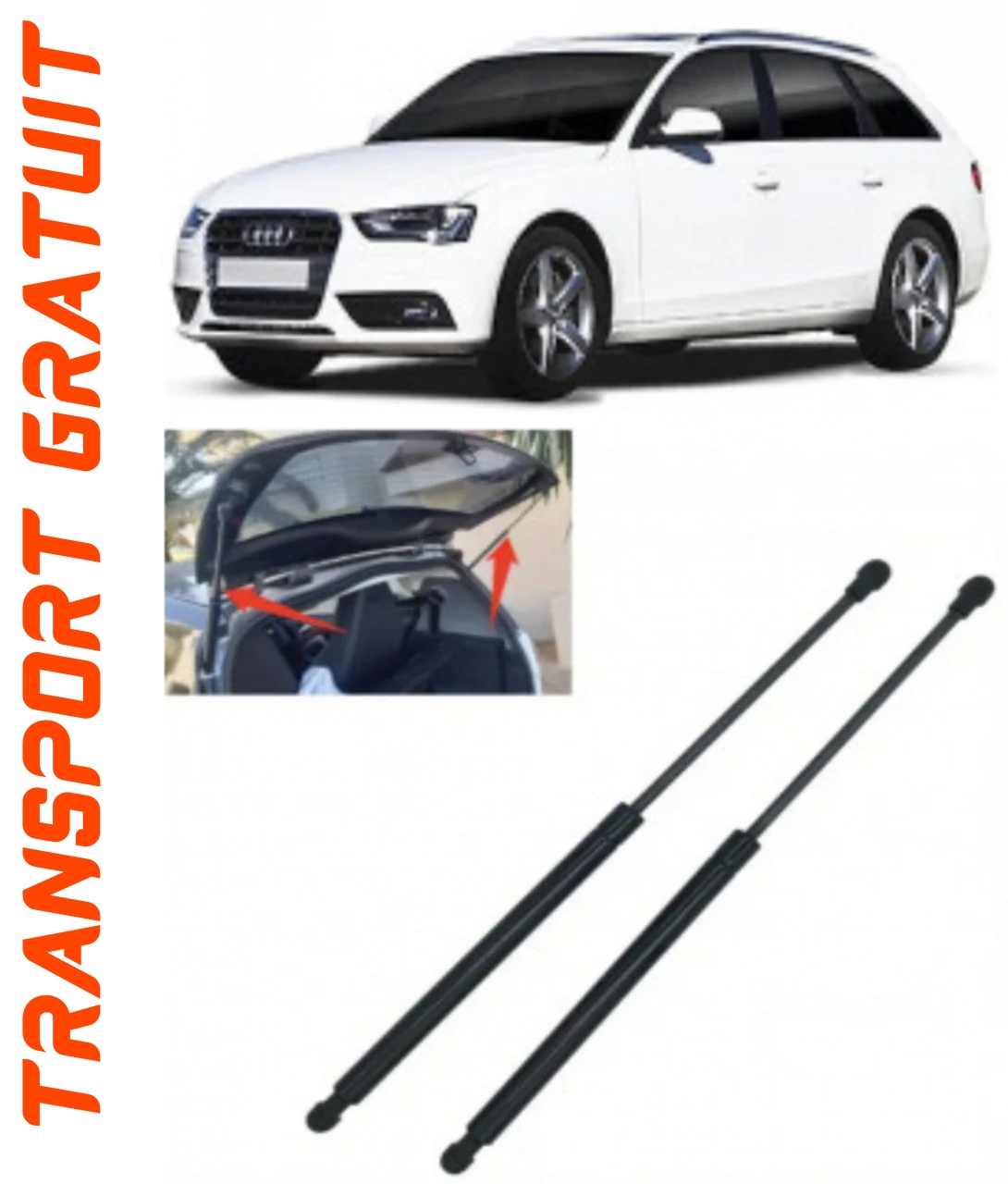 Set 2 amortizoare Haion portbagaj pentru masina AUDI A4