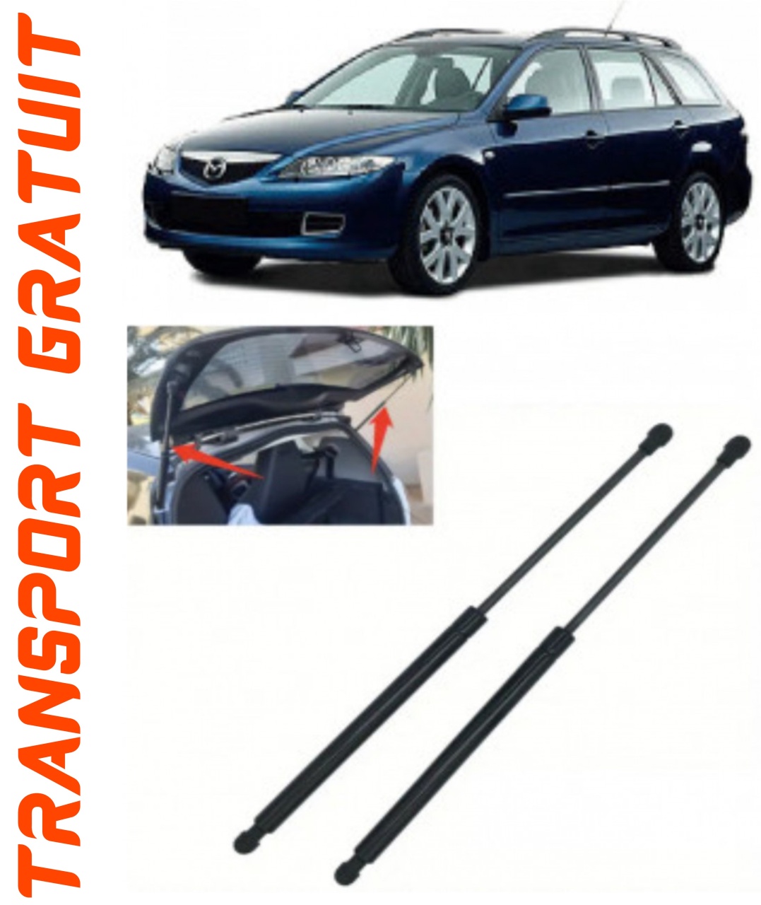 Set 2 amortizoare Haion portbagaj pentru masina Mazda 6
