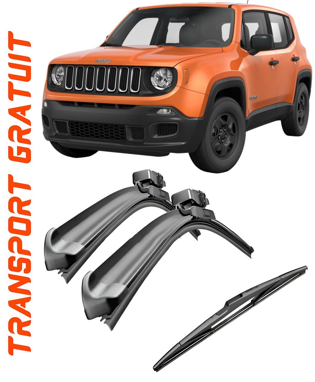 Stergatoare auto dedicat cu masina JEEP Renegade