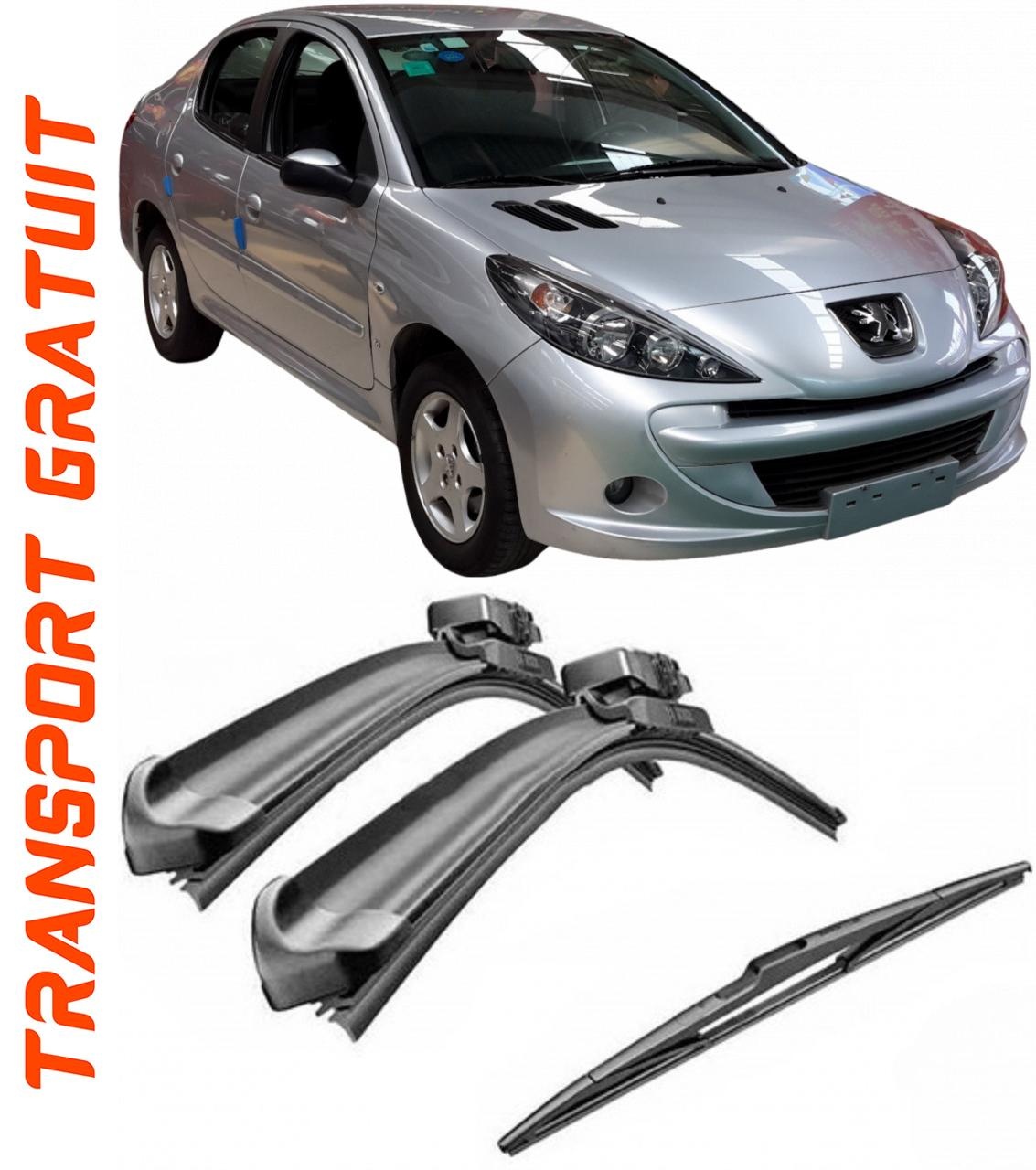 Stergatoare auto dedicat cu masina Peugeot 207