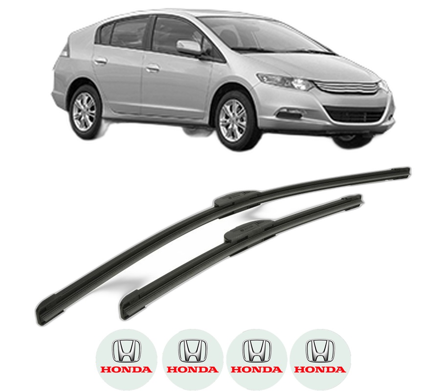 Set stergatoare auto HONDA INSIGHT (ZE_) din 2009, pentru parbriz auto, 2 bucati, Bosch Aerotwin Retrofit, din cauciuc siliconat rezistent, 4 Stickere Auto HONDA