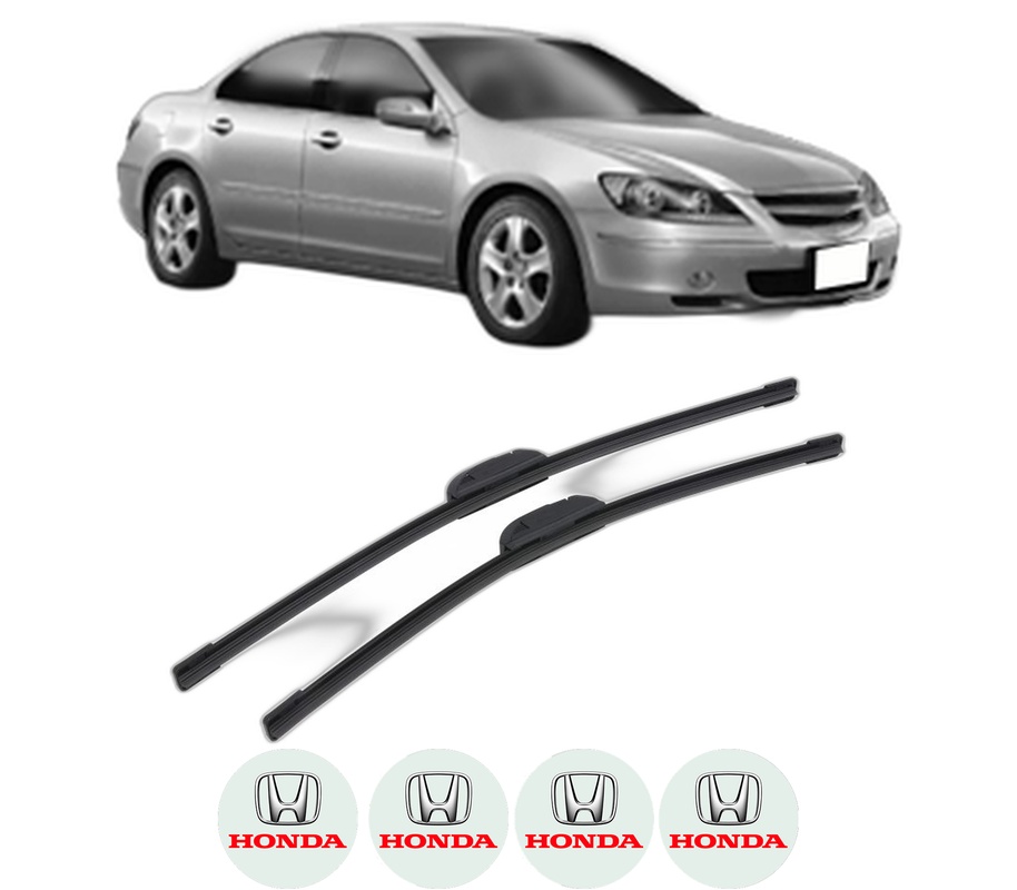 Set stergatoare auto HONDA LEGEND III (KA) din 1997, pentru parbriz auto, 2 bucati, Bosch Aerotwin Retrofit, din cauciuc siliconat rezistent, 4 Stickere Auto HONDA