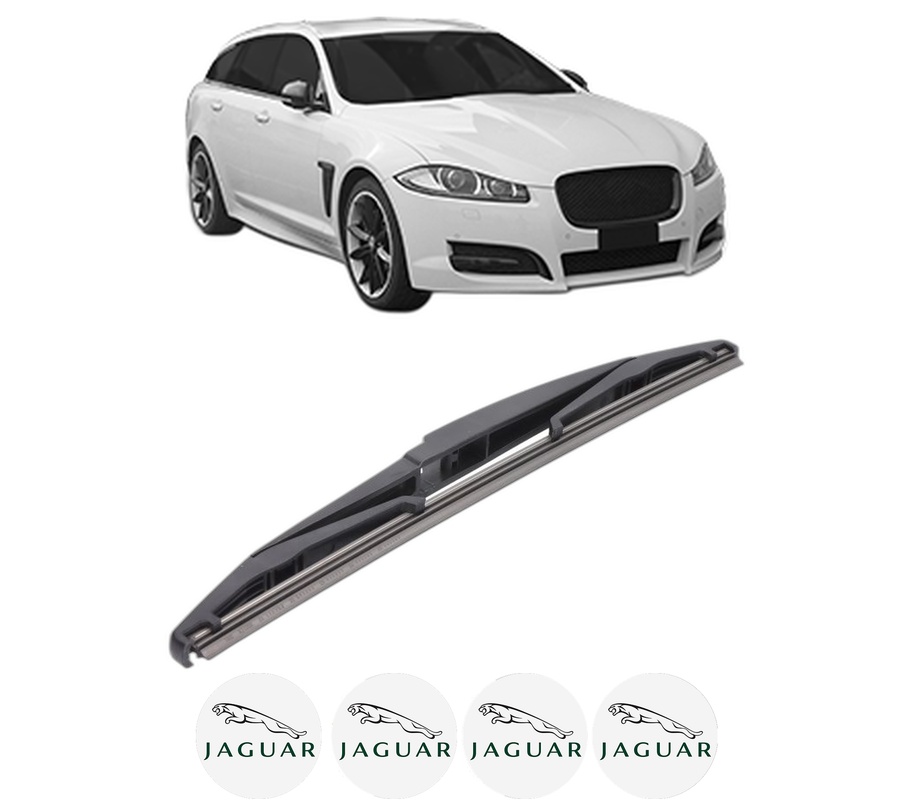 Stergator lamela spate JAGUAR XF SPORTBRAKE (X260) din 2017, pentru luneta auto, Bosch Twin, din cauciuc siliconat rezistent, 4 Stickere Auto JAGUAR