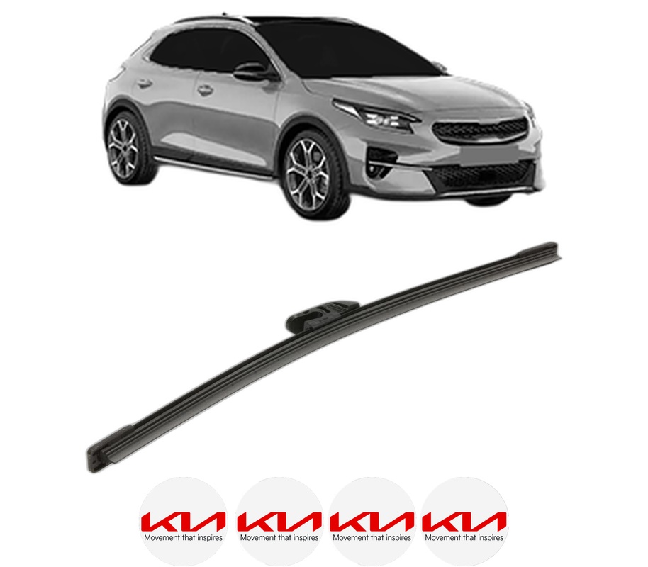 Stergator lamela spate KIA XCEED Van (CD) din 2019 - 2020, pentru luneta auto, Bosch Aerotwin, din cauciuc siliconat rezistent, 4 Stickere Auto KIA