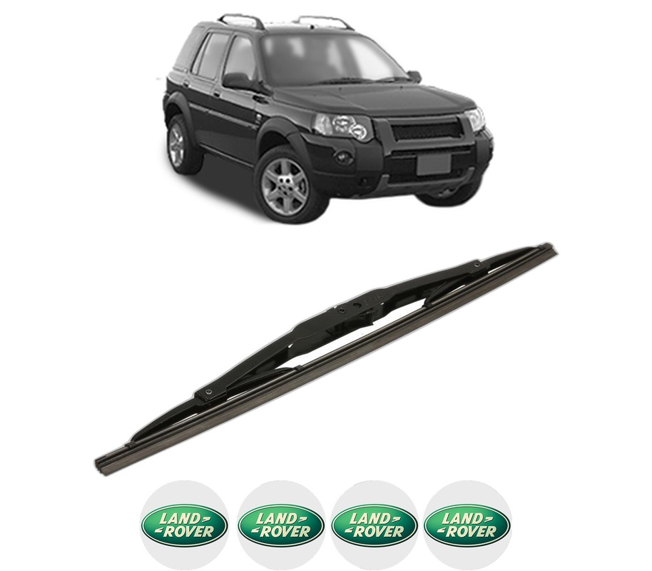 Stergator lamela spate LAND ROVER FREELANDER 2 (L359) din 2006 - 2014, pentru luneta auto, Bosch Twin, din cauciuc siliconat rezistent, 4 Stickere Auto LAND ROVER