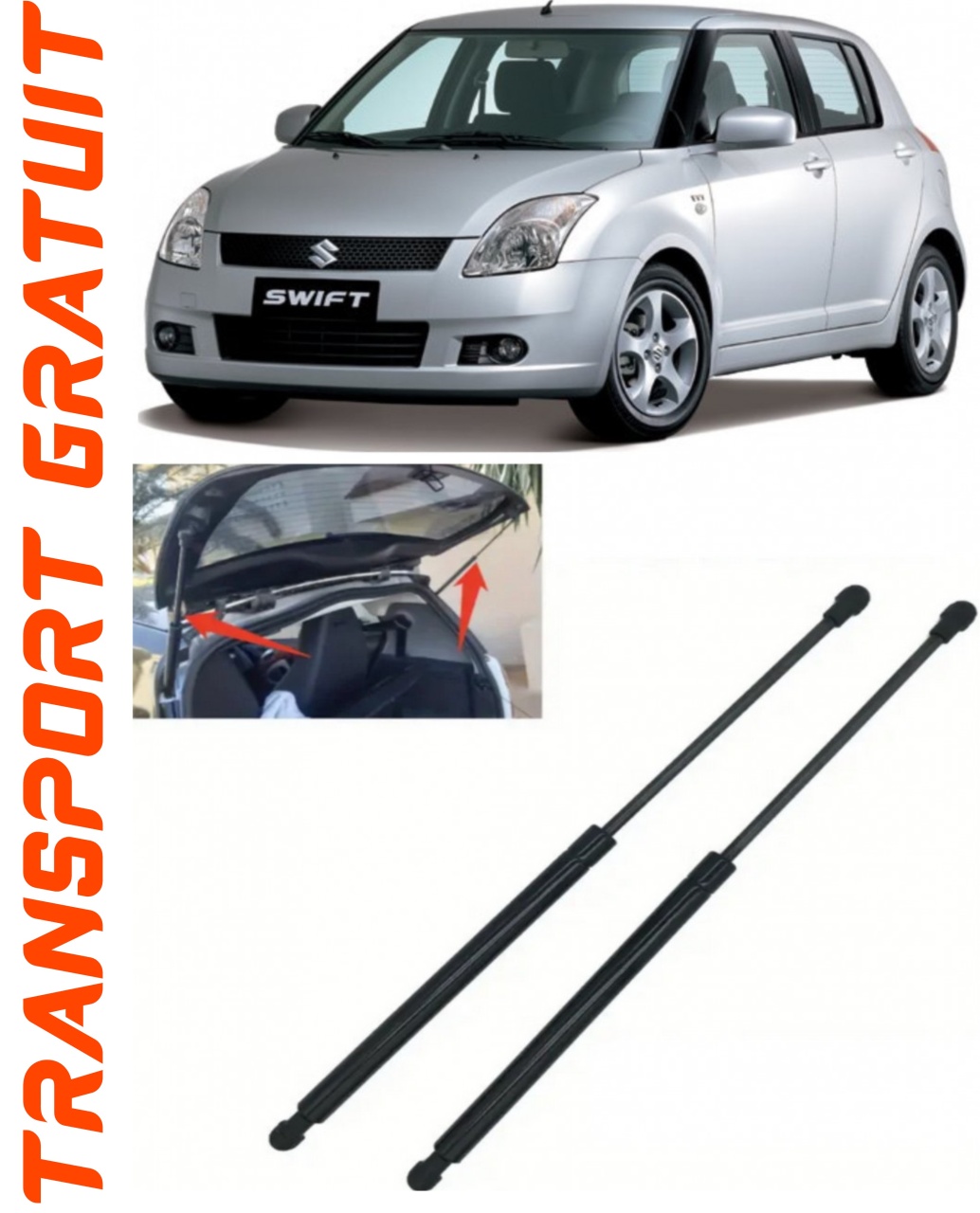 Set 2 amortizoare Haion portbagaj pentru masina Suzuki Swift III