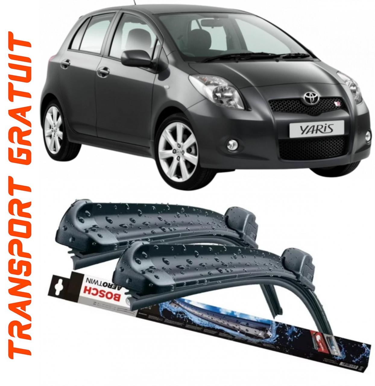 Stergatoare auto dedicat cu masina Toyota Yaris