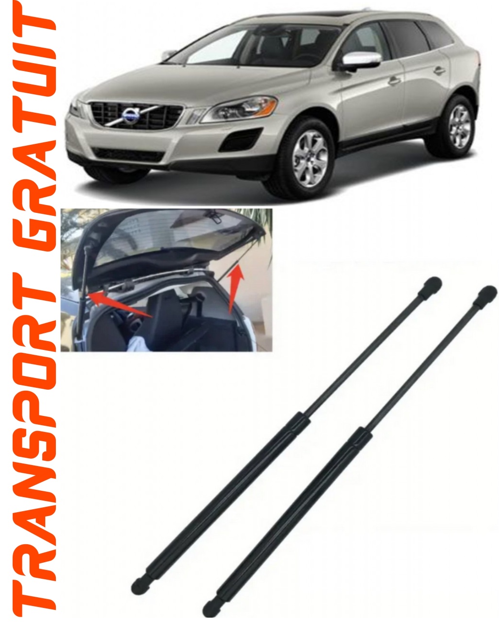 Set 2 amortizoare Haion portbagaj pentru masina Volvo XC60 I