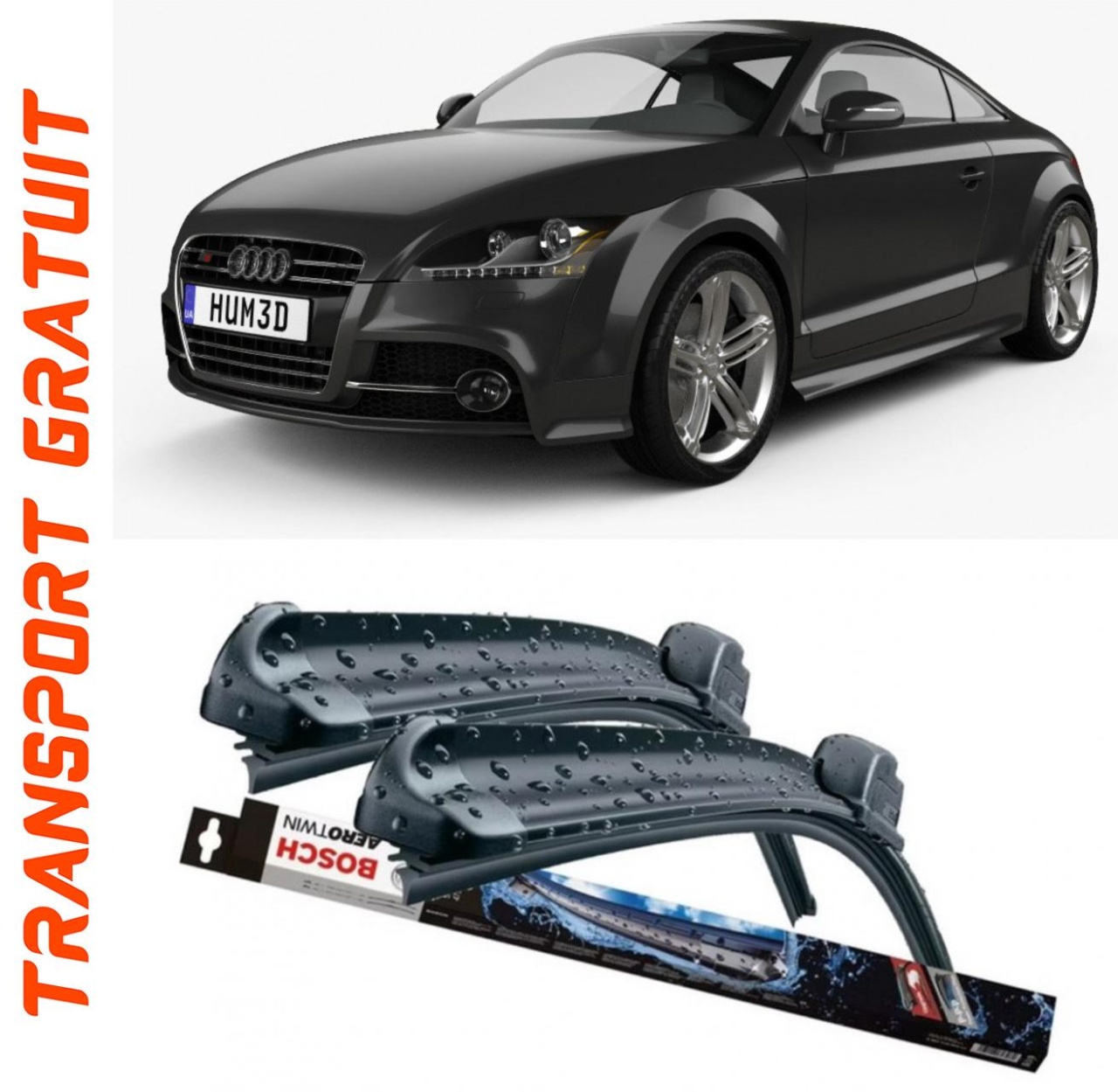 Stergatoare auto dedicat cu masina AUDI