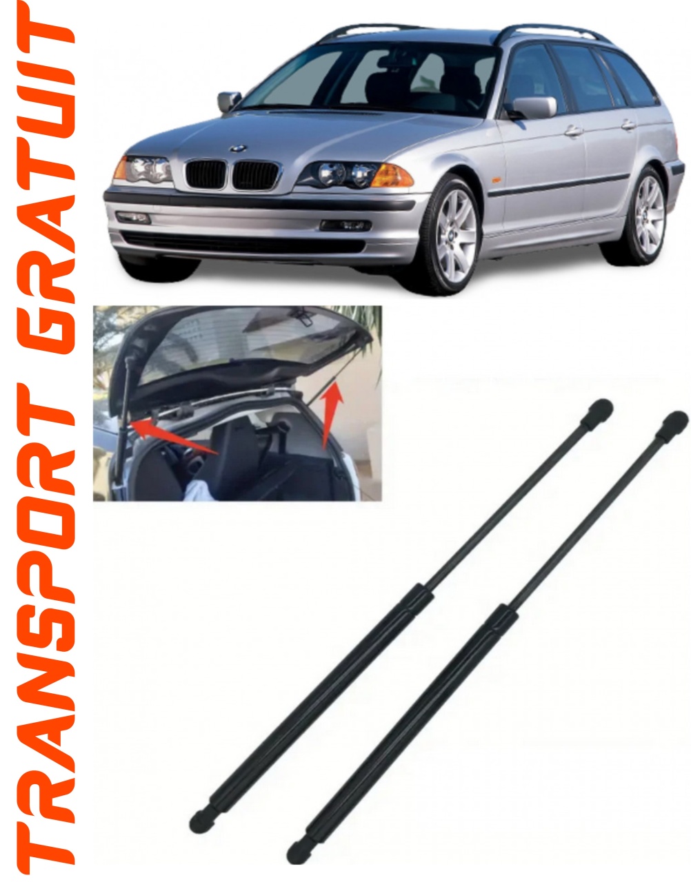 Set 2 amortizoare Haion portbagaj pentru masina BMW 3