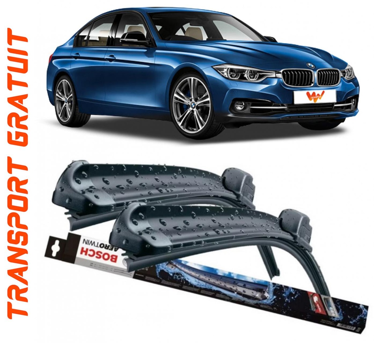Stergatoare auto dedicat cu masina BMW 3