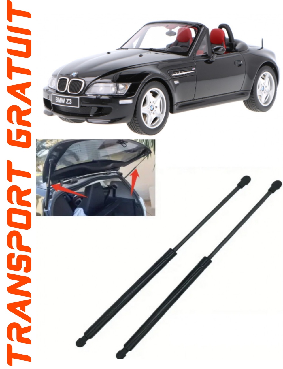 Set 2 amortizoare Haion portbagaj pentru masina BMW Z3