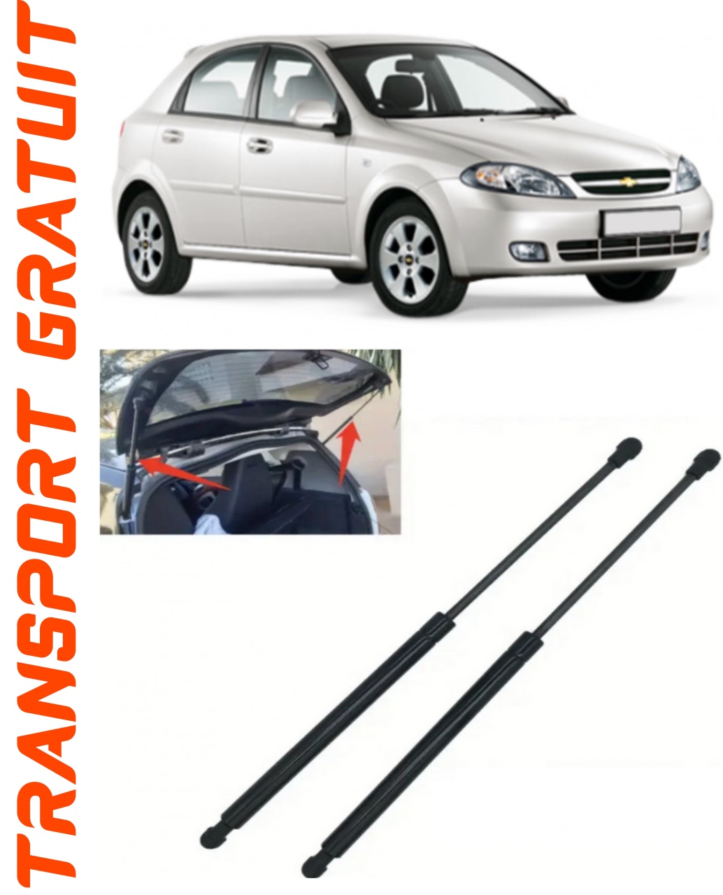 Set 2 amortizoare Haion portbagaj pentru masina Chevrolet Lacetti