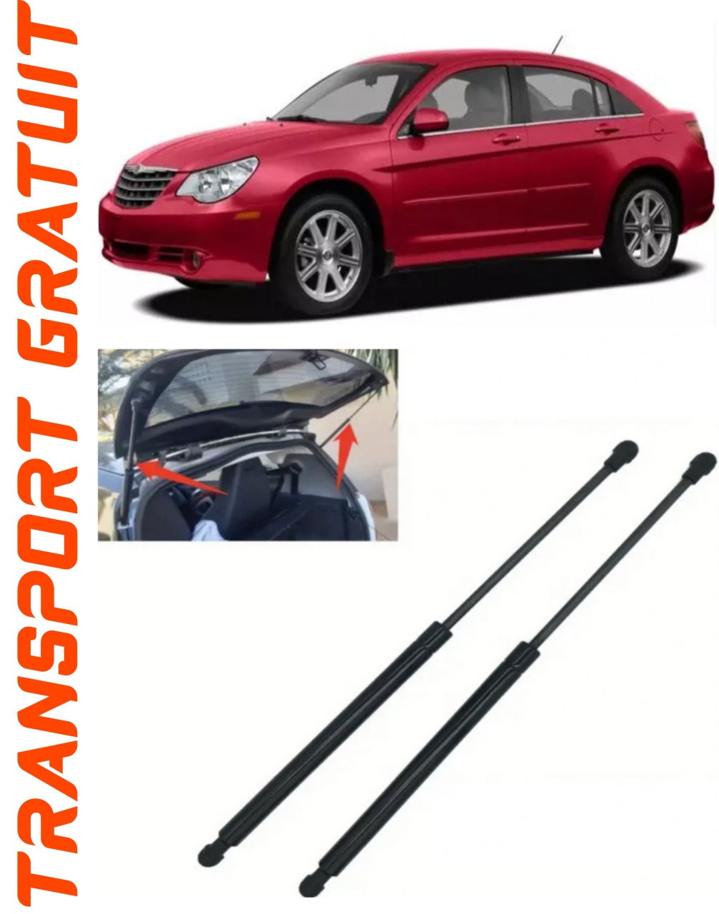 Set 2 amortizoare Haion portbagaj pentru masina Chrysler Sebring