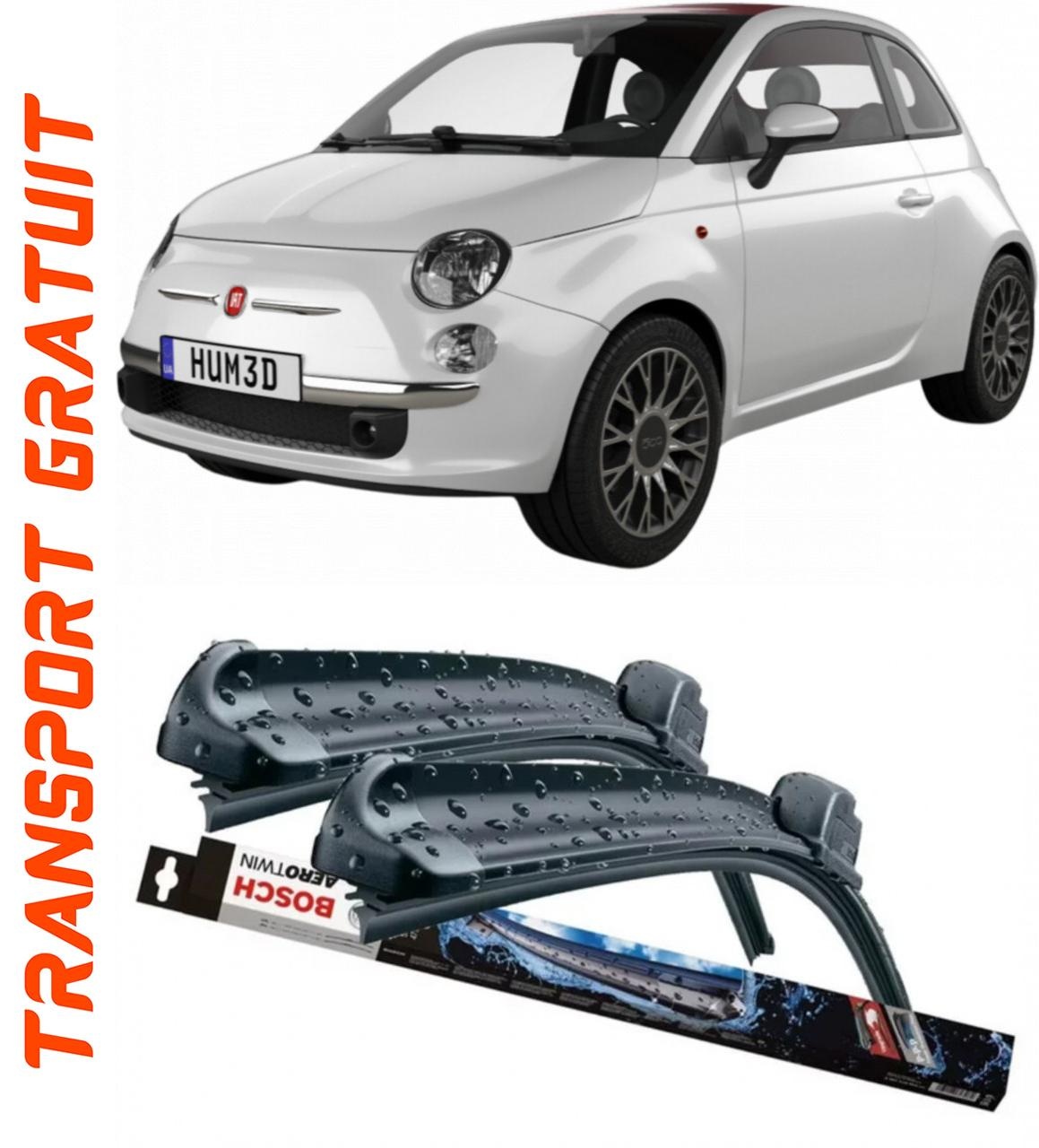 Stergatoare auto dedicat cu masina Fiat 500